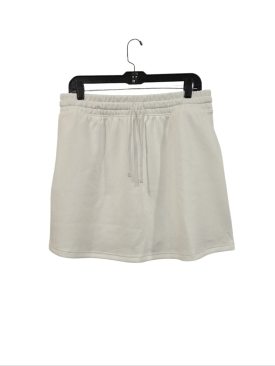 rae mode Pants - Rae Mode Cream Drawstring Elastic-Waist Skort 1X
